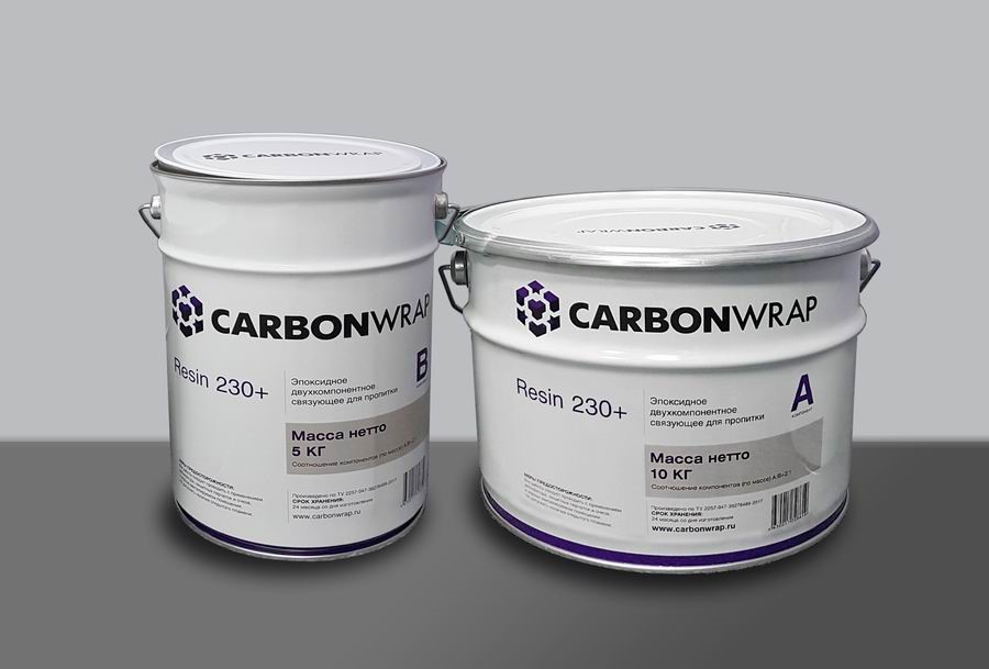 CARBONWRAP RESIN 300+, эпоксидный клей для монтажа лент низкой плотности